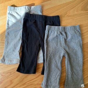 HONEST Baby Leggings Set - Black and Gray